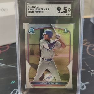 SGC 9.5 2023 Bowman Chrome Josue De Paula